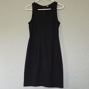 Old Navy Classic Black Sleeveless Midi Sheath Dress